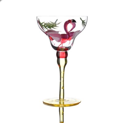 Рюмка коктейльная 365 мл "Flamingo" декор d 10,7 см h18 см Cocktail Week P.L. [6]