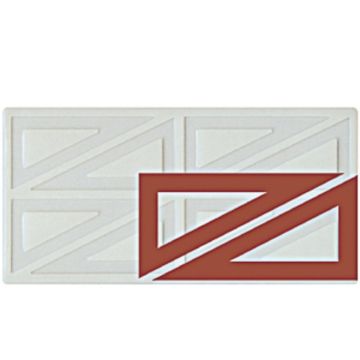 Форма кондитерская "Треугольник" 8 ячеек 105*55 мм силикон P.L.