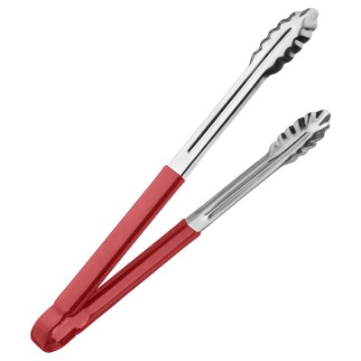 Щипцы универсальные 40 см. нерж. красная ручка MGsteel /1/120/ Щипцы универсальные 40 см. нерж. красная ручка MGsteel /1/120/
