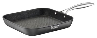 Сковорода-гриль 26*26 см. h=4,6 см. 2,35 л. алюм. с антиприг. покрыт. (индукция) ST1 Pinti /1/