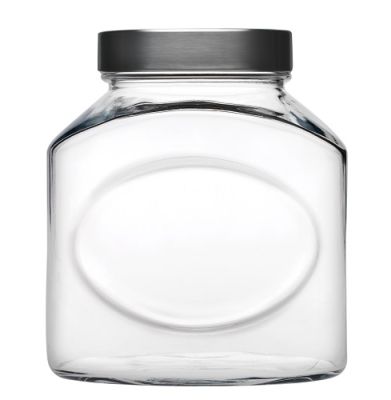 Банка для сыпучих прод. 1000 мл. d=85,5 мм. h=153 мм. с метал. крышкой /1/6/