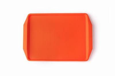 Поднос 42*30 см. оранжевый поверхность классик (166) MGprof /1/10/