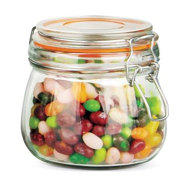 Банка для подачи и хранения 500 мл стекло с крышкой и бугельным замком P.L. Proff Cuisine
