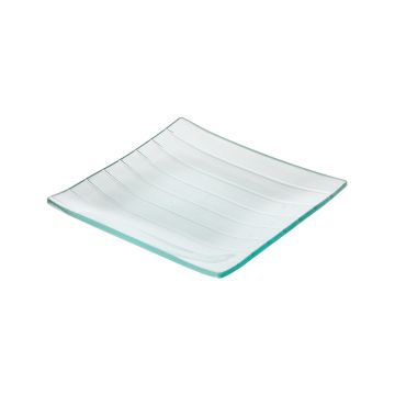 ТАРЕЛКА квадратная 5,9" 150мм "Corone Aqua"