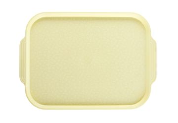 Поднос столовый 450х355 мм с ручками светло-желтый