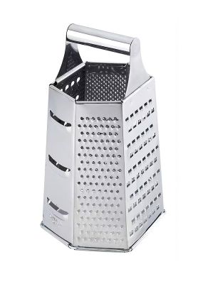 Терка 6-ти гранная 23 см. нерж. MGsteel /1/12/48/ Терка 6-ти гранная 23 см. нерж. MGsteel /1/12/48/