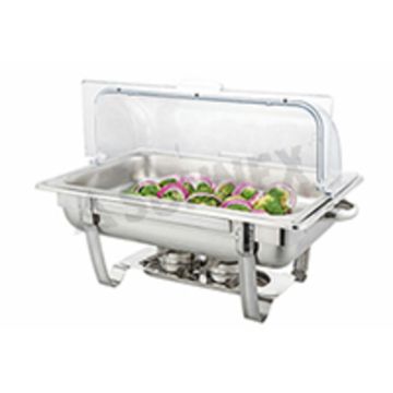 Мармит 8,5 л 1/1*65 нерж. с откидной Roll-top крышкой поликарбонат P.L. Proff Cuisine