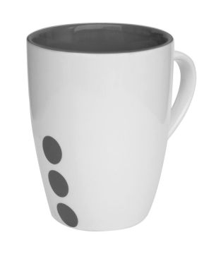 Кружка Prick 300 мл серая, керамика