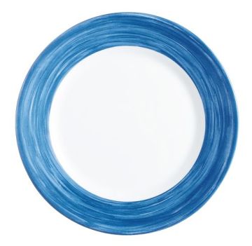 Тарелка d=235 мм. синий край Браш /1/6/24/