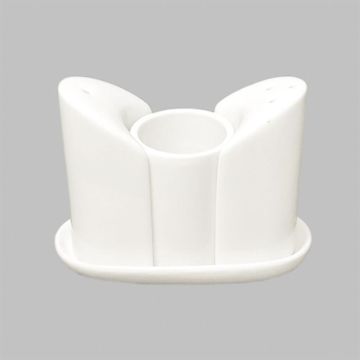 Набор для специй 3 предмета 12,5*6,7 см h9 см на подставке белый фарфор P.L. Proff Cuisine [1]