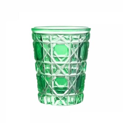 Стакан Олд Фэшн 340 мл Green Panel d 8,5 см h10,9 см "UTOPIA" P.L.- Barbossa [6]