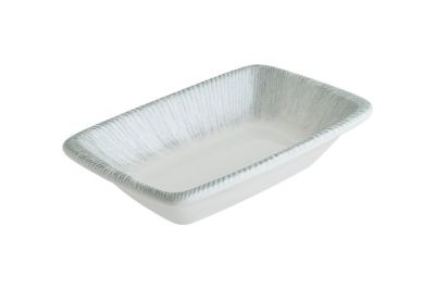 Соусник 100 мл. 140*85 мм. h=30 мм. касалетка Ирис Серый, форма Мув Bonna /1/12/3168/