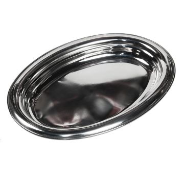 Блюдо овальное 40*25,5 см h5 см поднос нерж. P.L. Proff Cuisine