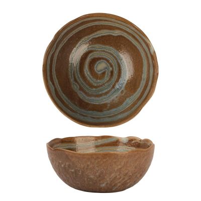 Салатник  695 мл d 15,3/7,6 см h6,3 см Dark Brown Northern lights Frutti di Mare P.L. [1]