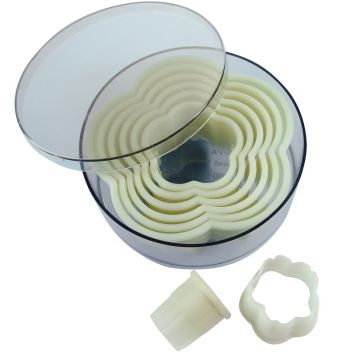 Резак пласт. набор 8 шт "Цветок" полиамид De Buyer /1/