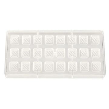 Форма для шоколада "Квадрат" 24 ячейки 21*18*13 мм, поликарбонат, P.L. Proff Cuisine