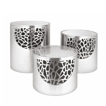 Подставка фуршетная стойка d 20 см h20 см круглая перфорация нерж. P.L. Hotelware