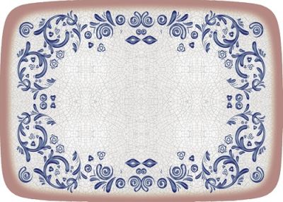 Блюдо прямоуг. 230*160 мм. Виенто, форма Мув Bonna /1/12/1260