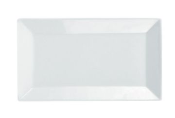 Тарелка 26х15 см Quadro, шпатовый фарфор
