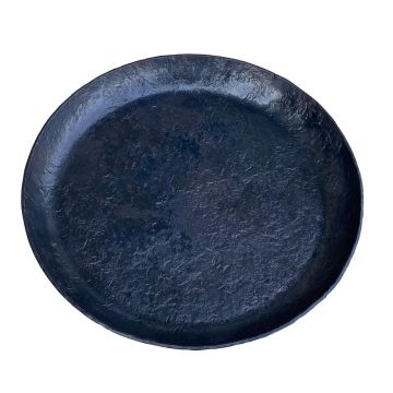 Сковорода для подачи 20 см h2,5 см круглая без ручки "Vintage Blued" углерод. сталь ИНДУКЦИЯ P.L.