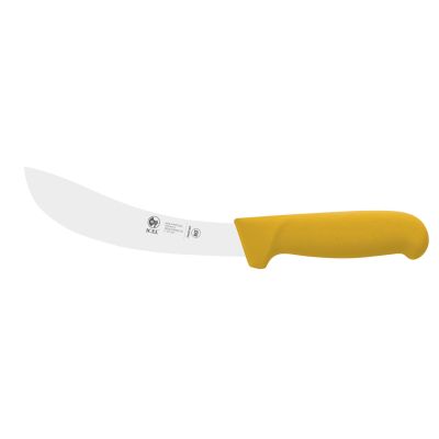 Нож для снятия кожи 150/285 мм. изогнутый, желтый SAFE Icel /1/6/