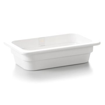 Гастроемкость 1/4 h65 мм пластик меламин 263*159*65 мм White P.L. Proff Cuisine