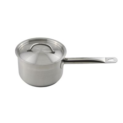 Сотейник  2,0 л. нерж. d=16 см. h=10 см. с крышк. тройное дно (индукция) MGsteel /1/