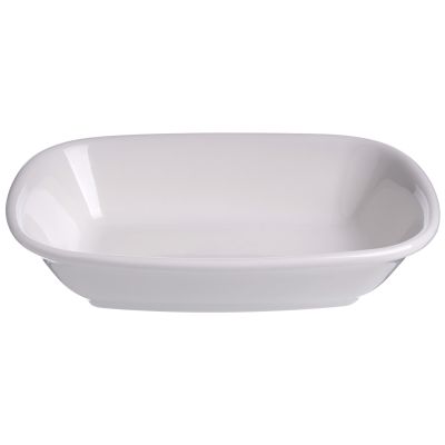 Салатник 170*115 мм. 275 мл. h=40 мм. касалетка Белый, форма Гурмэ Bonna /1/12/1680/