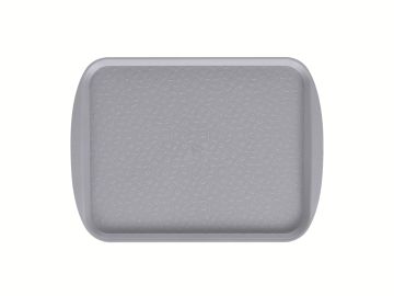 Поднос столовый 415х305 мм с ручками светло-серый