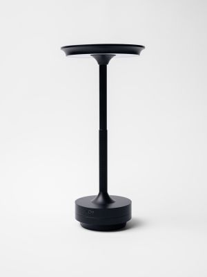 Лампа настольная d=13 см. h=27,5 см. 3 цвета, сенсорная регулировка яркости, алюм., черная LED HIGH-TECH MGline /1/20/