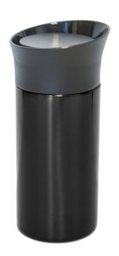 Термостакан 0.3 л черный, нержавеющая сталь / пластик