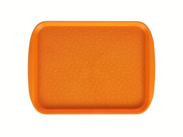 Поднос столовый 330х260 мм светло-оранжевый