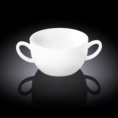 Бульонница 440 мл. d=110 мм. h=66 мм. с ручками Wilmax /1/4/48/