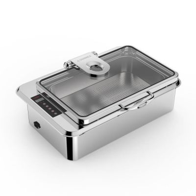 Мармит электрический 9 л 1/1*65 встраиваемый сухой нагрев без воды откидная крышка "KASA" SUNNEX