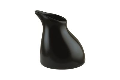 Соусник 150 мл. 80*65 мм. h=102 мм. Черный, форма НотНит, тонкий край Bonna /1/6/234/