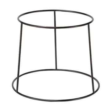 Подставка фуршетная стойка d 21,5/25 см h20 см круглая прут черная металл P.L. Proff Cuisine