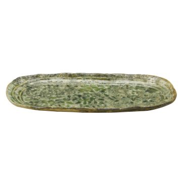 Блюдо овальное 32,5*13 см h2,5 см Green Frutti di Mare P.L. [1]