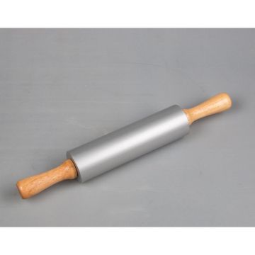 Скалка 20 см d 5 см алюм. с дерев. руч., L-общ 38 см P.L. Proff Cuisine