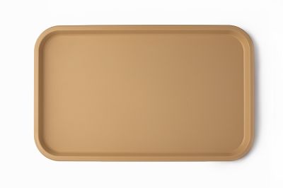 Поднос 52,5*32,5 см. бежевый поверхность шагрень (106) MGprof /1/10/