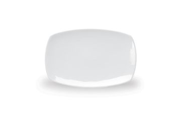 Тарелка прямоугольная 28х18 см Eros, шпатовый фарфор