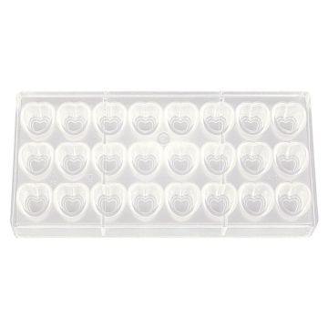 Форма для шоколада "Сердце" 24 ячейки 27*26*17 мм, P.L. Proff Cuisine