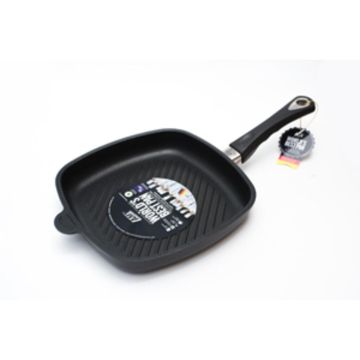 Сковорода-гриль 26*26*4(h) см, алюминий с антипригарным покрытием Германия