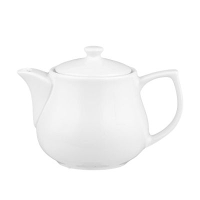 Чайник 450 мл d 10,1 см h11 см с фильтром белый фарфор P.L. Proff Cuisine [1]