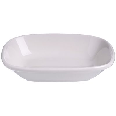 Салатник 140*100 мм. 160 мл. h=35 мм., касалетка Белый, форма Гурмэ Bonna /1/12/2040/