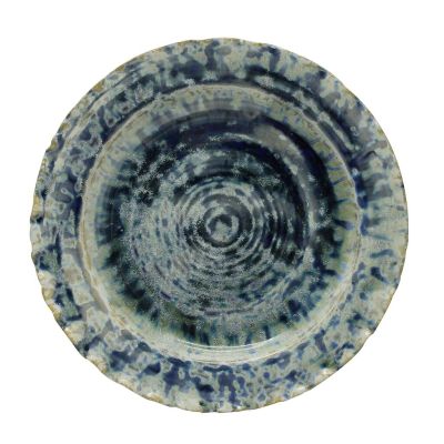 Тарелка d 28,5 см h3,5 см Frosty Velvet Northern Blue Frutti di Mare P.L. [1]