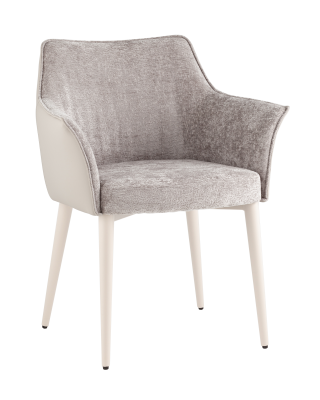 Стул обеденный Feston слоновая кость букле с экокожей