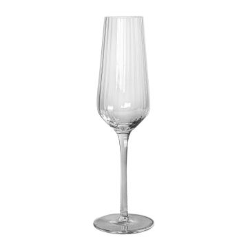 Бокал-флюте для шампанского 270 мл "Optical" d 6 см h24,5 см P.L. - BarWare [6]