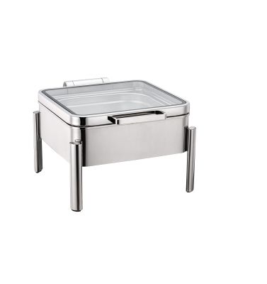 Чафиндиш (мармит) индукционный  8 л. 42*46,7 см. h=29,5 см. 2/3 со стекл. крышкой (нагрев. элементы - 80903, 80900, 80899) MGprof /1/