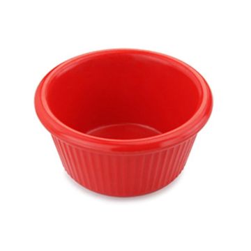 Соусник  80 мл d 7,9 см h4 см круглый пластик красный P.L. Proff Cuisine