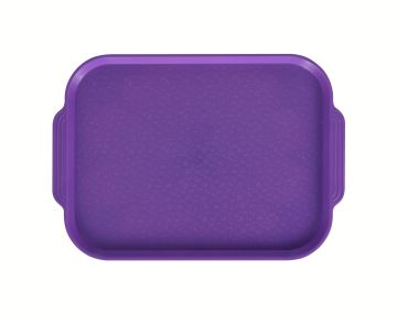 Поднос столовый 450х355 мм с ручками фиолетовый